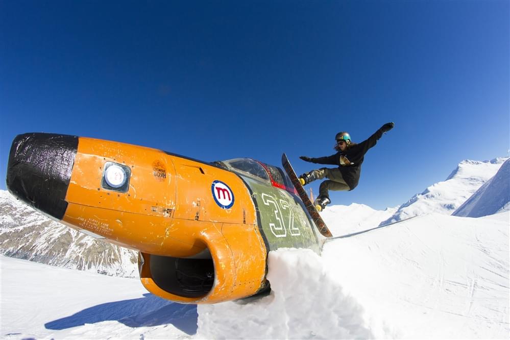 Caccia bombardiere snowpark Livigno