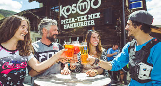 Après bike in estate al Kosmo di Mottolino a Livigno