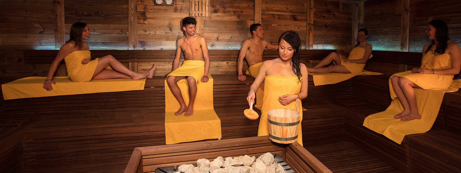 Sauna dell'Aquagranda a Livigno