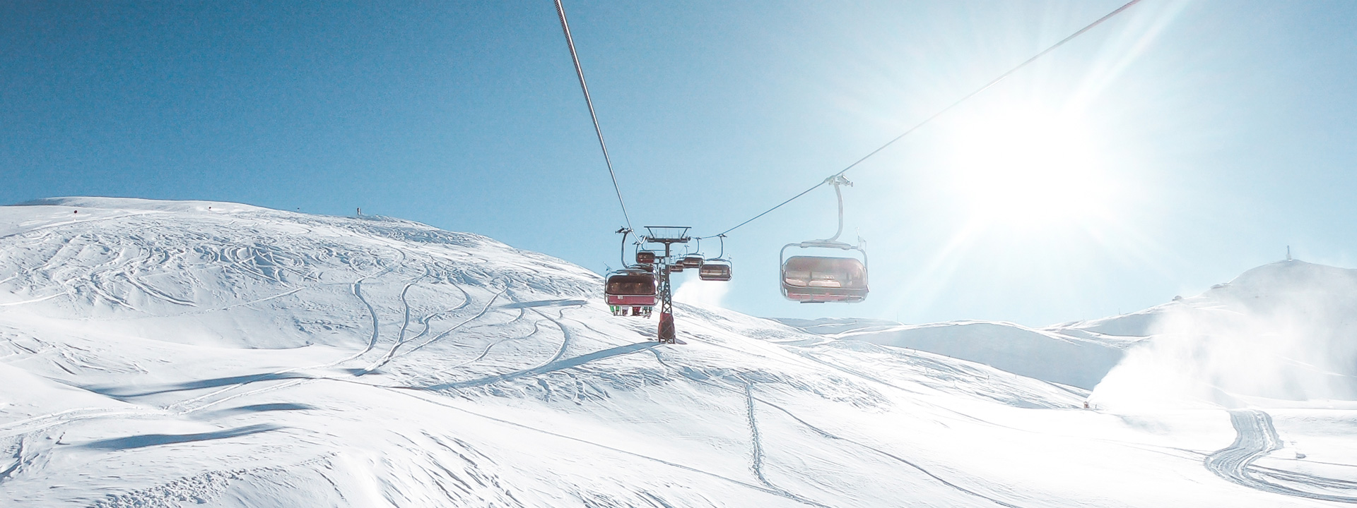 Panorama sulla ski area Mottolino a Livigno