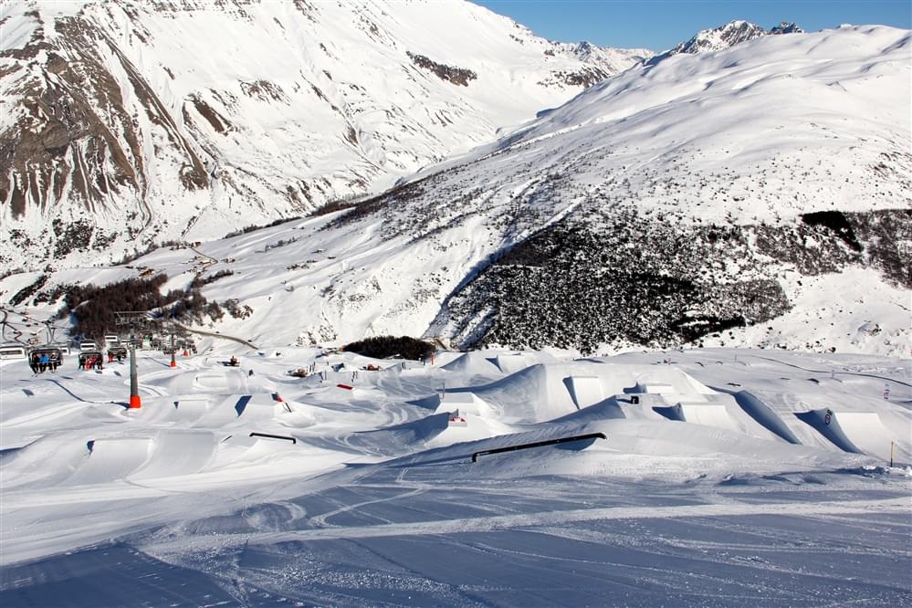 Jibbing line Livigno