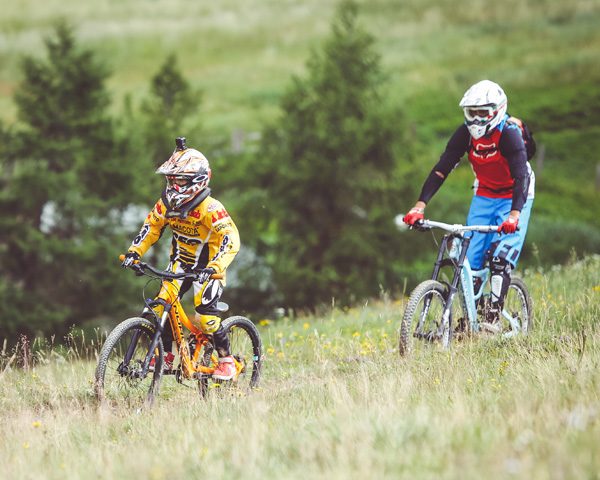 Sentiero blu Mottolino Bikepark di Livigno