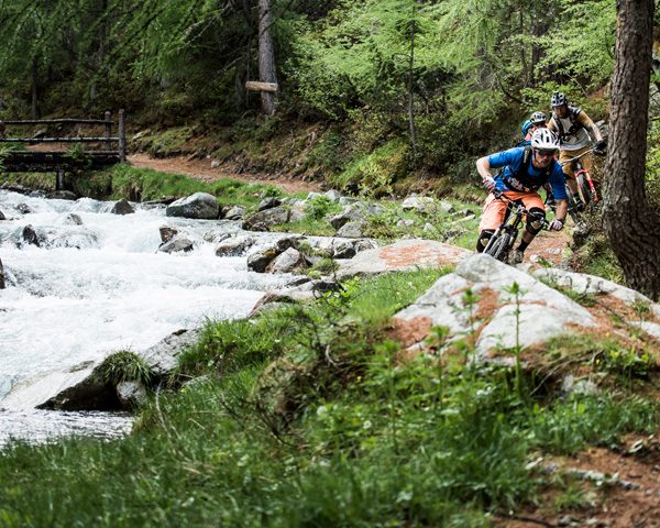 Escursione in MTB lungo i sentieri insieme alle guide di Livigno