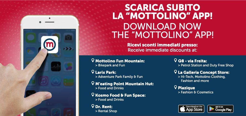 Campagna Mottolino App, sconti e benefit immediati nelle attività Mottolino e a Livigno