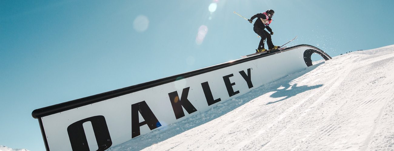 Rail Oakley allo Snowpark Mottolino di Livigno